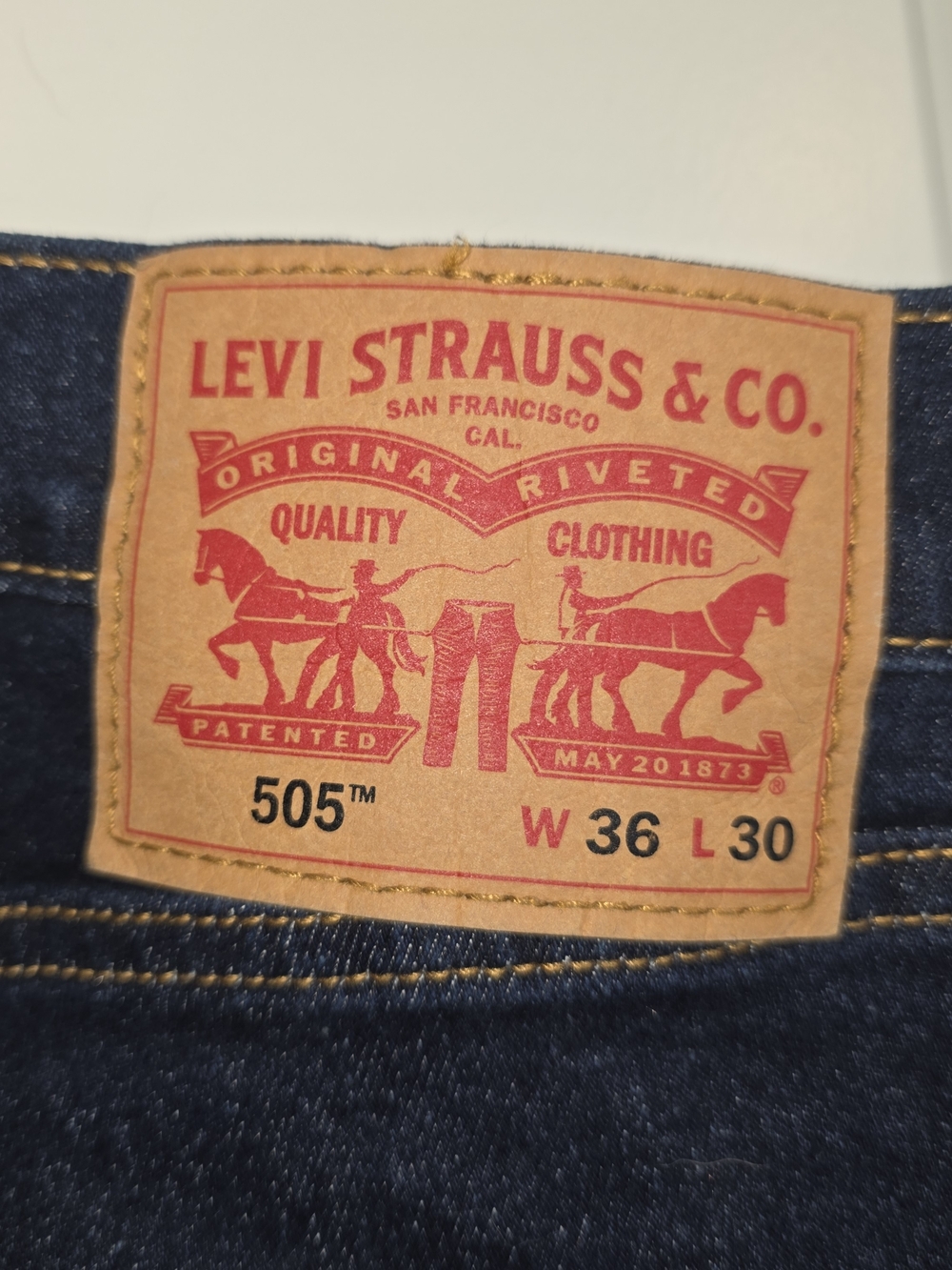 Levi's 505 Dark Wash Jeans